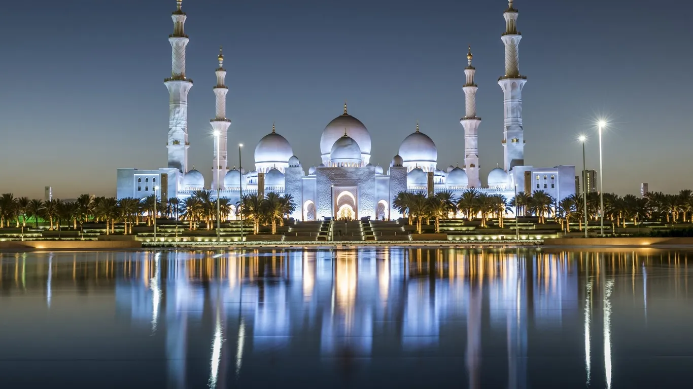 32357 Sheikh Zayed Mosque Abu Dhabi 4k